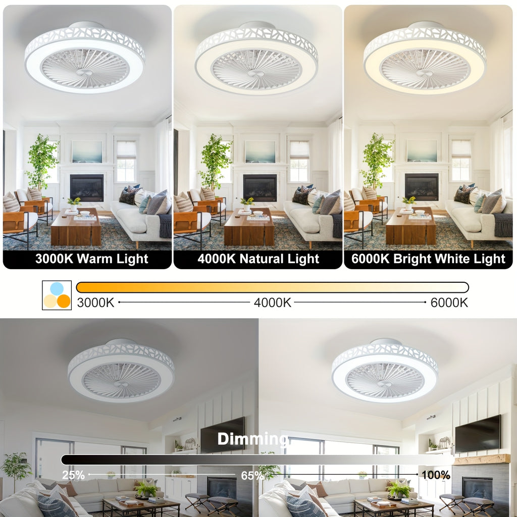 19 modern low profile ceiling fan 6   reversible