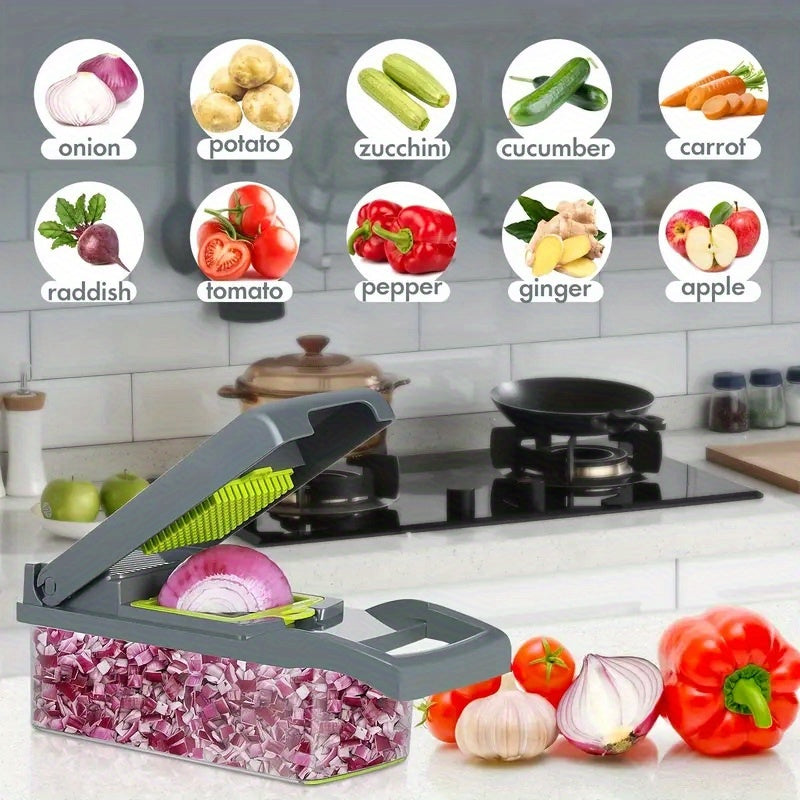 16 in 1 vegetable chopper professional onion chopper multi