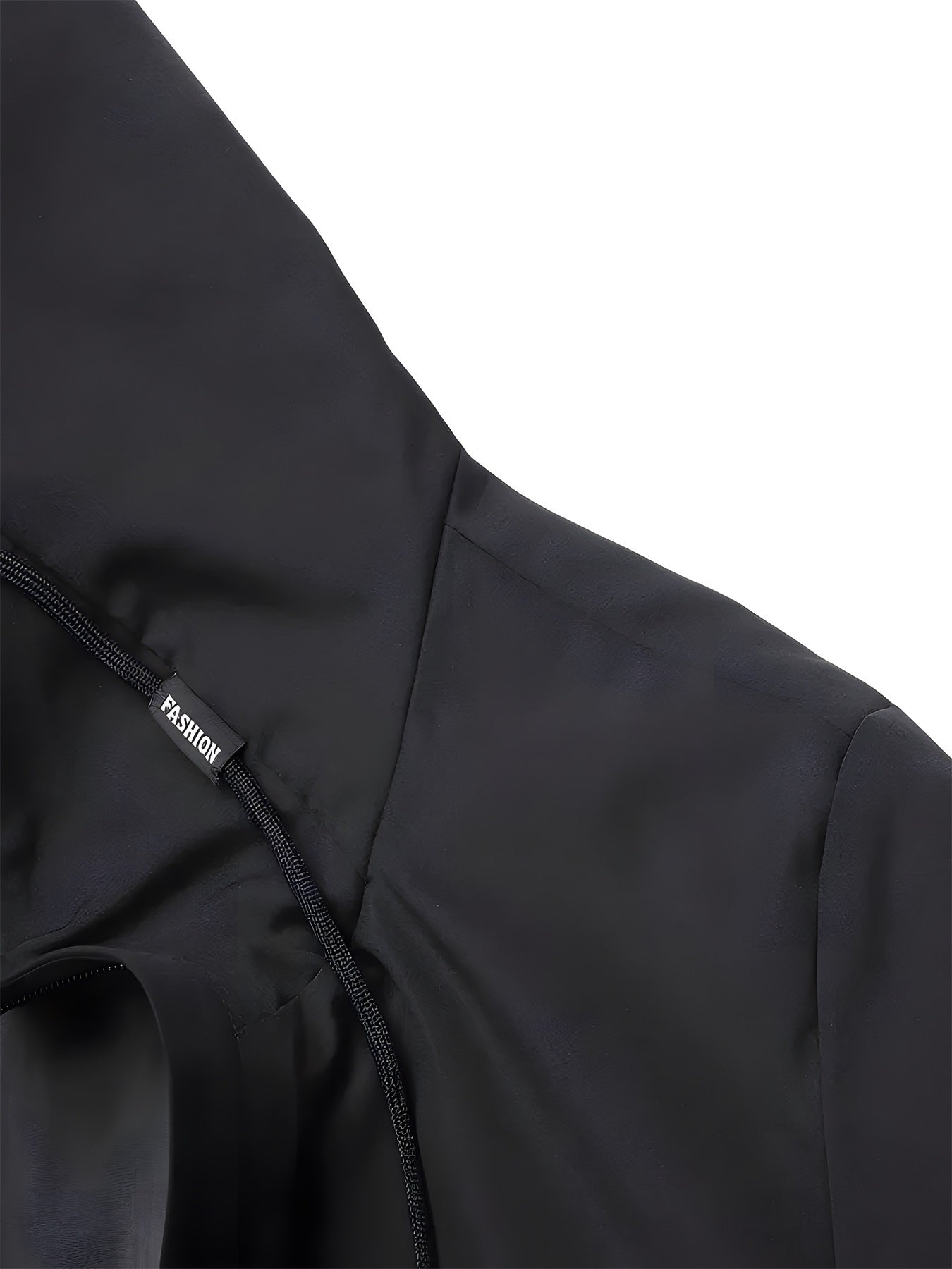 women   trendy windproof hooded jacket