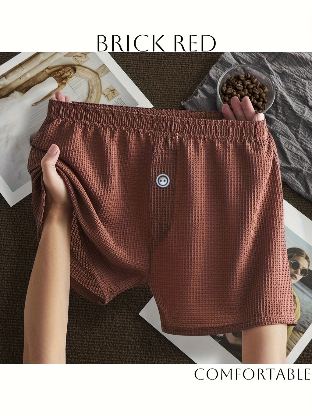 3pcs pc mens high waisted boxer briefs cooling breathable