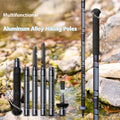 multifunctional trekking poles aluminum alloy outdoor