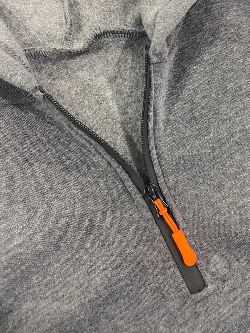 back school unisex half zip hoodie drawstring hood zipper
