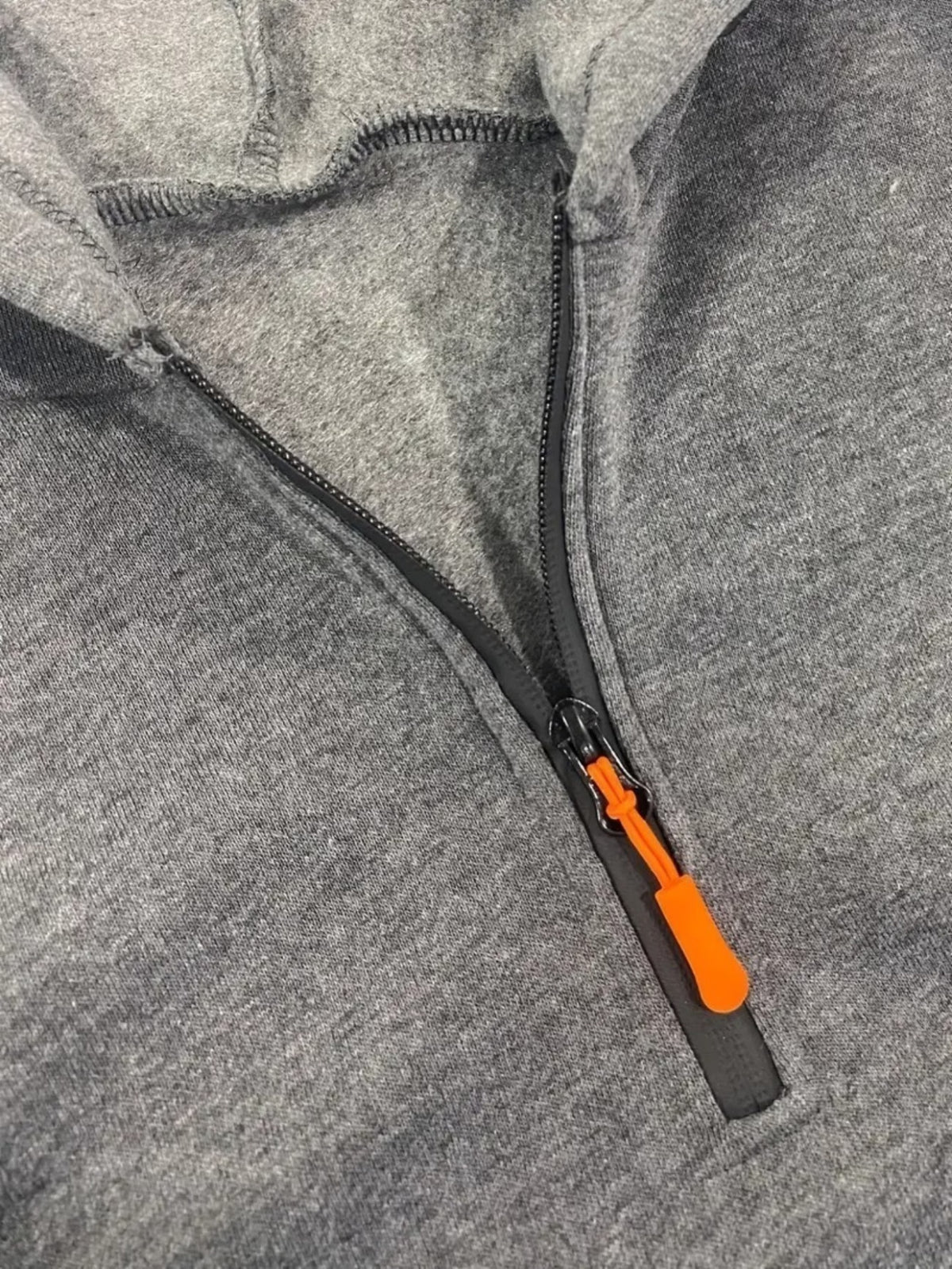 back school unisex half zip hoodie drawstring hood zipper