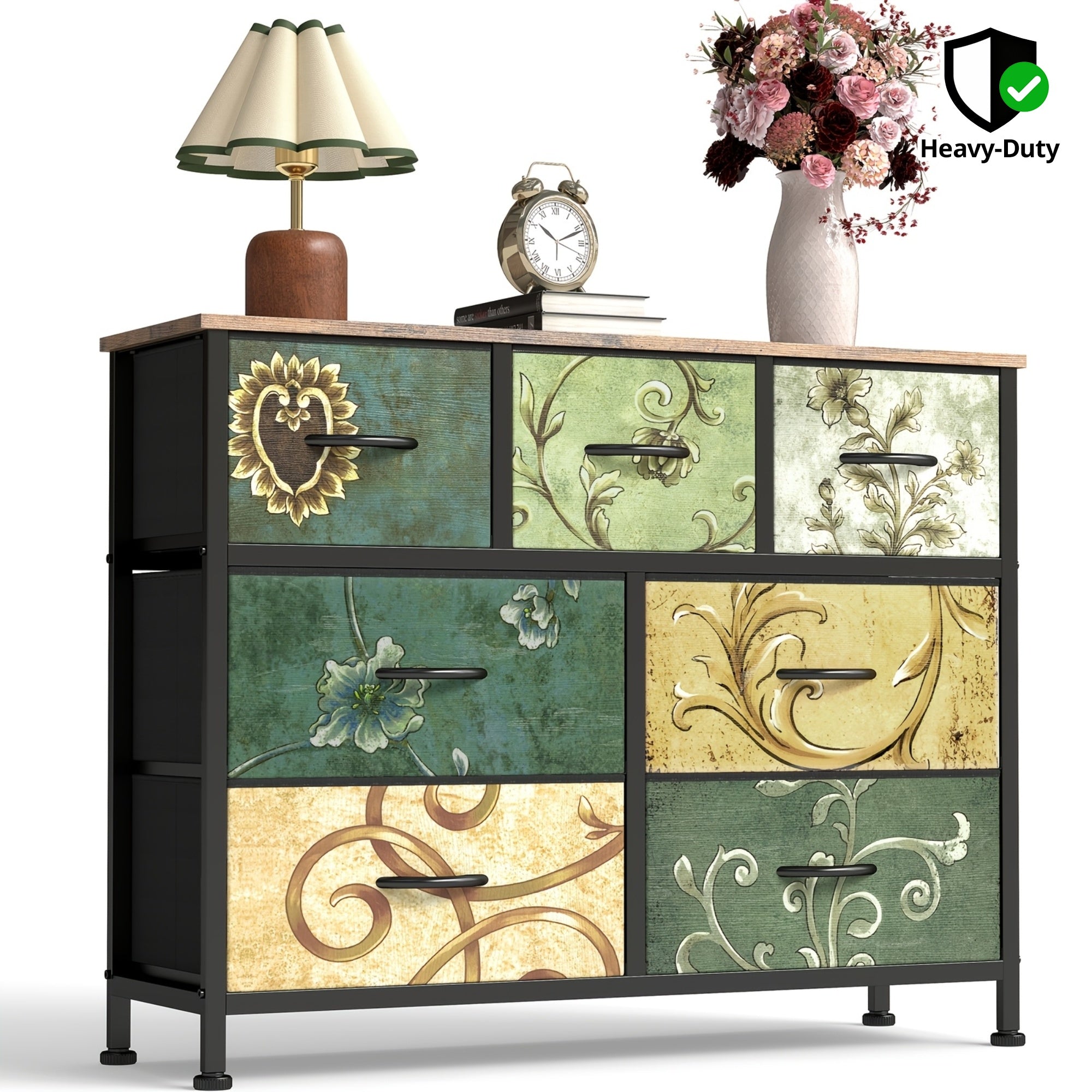 medieval style storage cabinet vintage floral texture sturdy