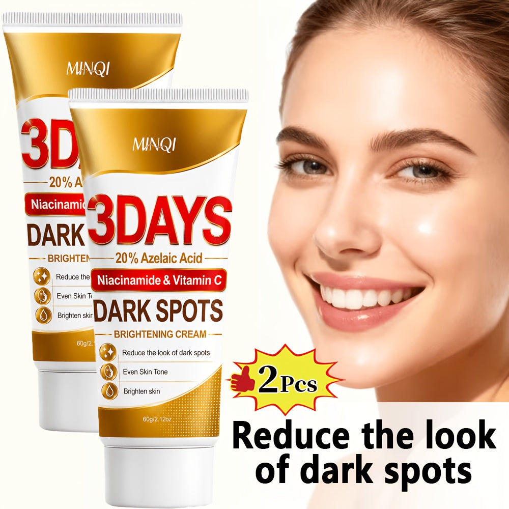 2pcs 3 day pore dark spot brightening cream cooling de
