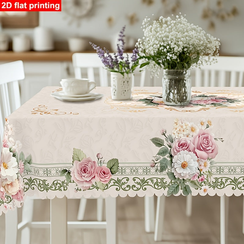 banner wavy edge 1pc spring summer   vintage