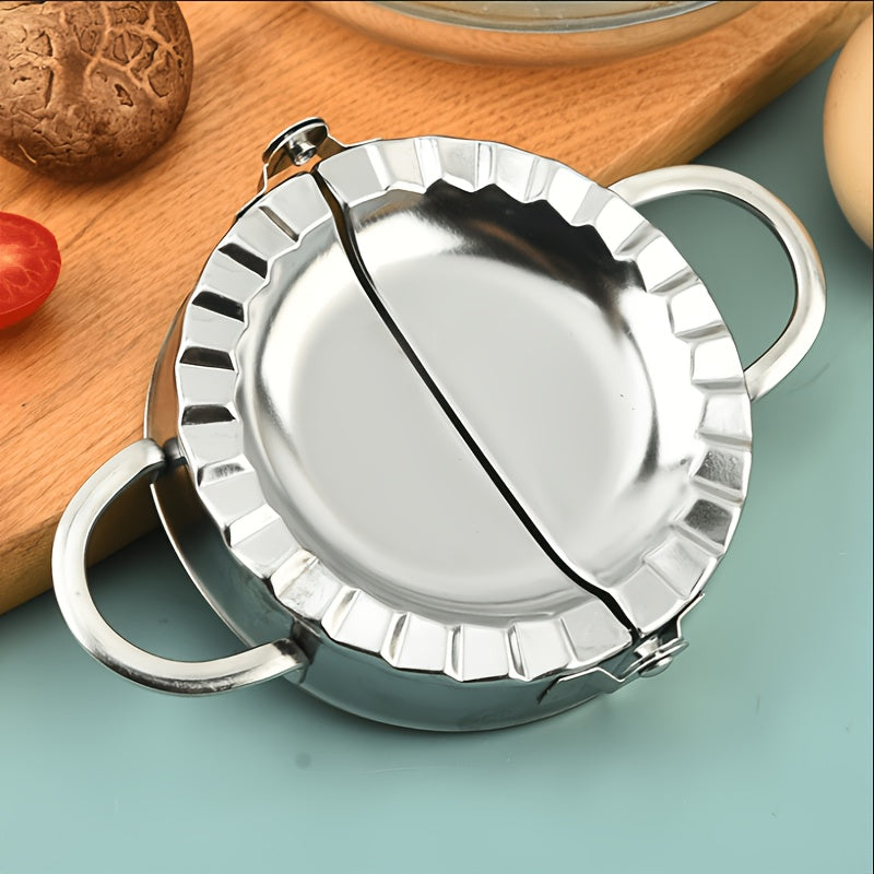 1pc simple dumpling mold stainless steel press mold sealing