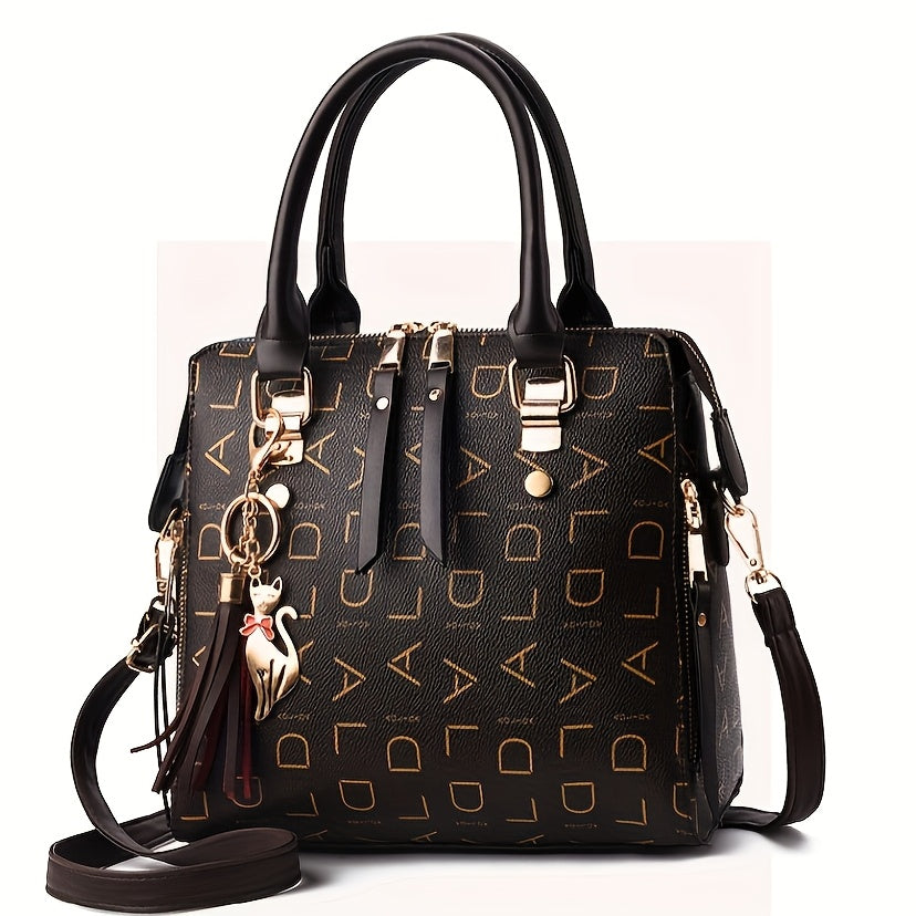 1pc ladies fashion crossbody bag zipper closure shoulder