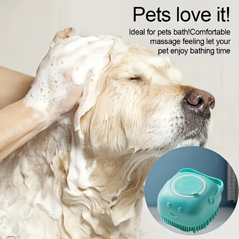 pet grooming brush dog massage brush bathing gentle pet