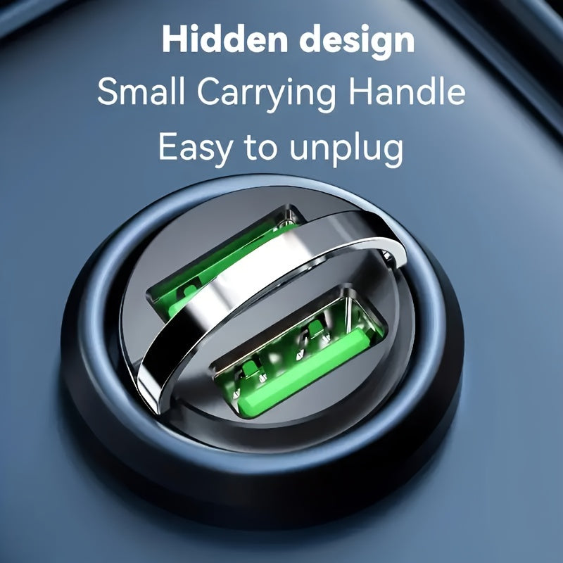 200w dual port mini usb car charger 5a rapid charging two