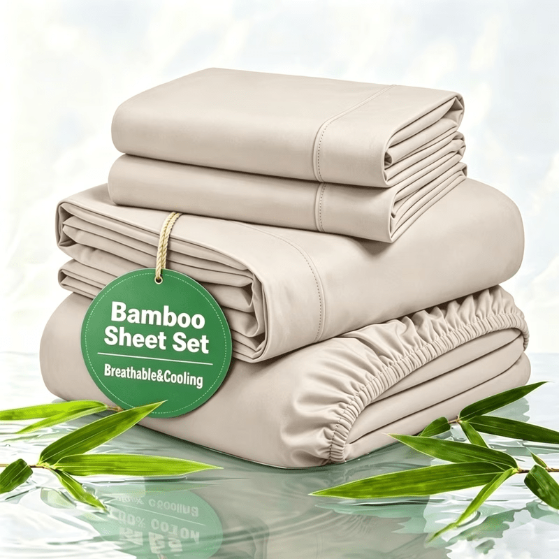 4pcs bamboo fiber sheet set 2200