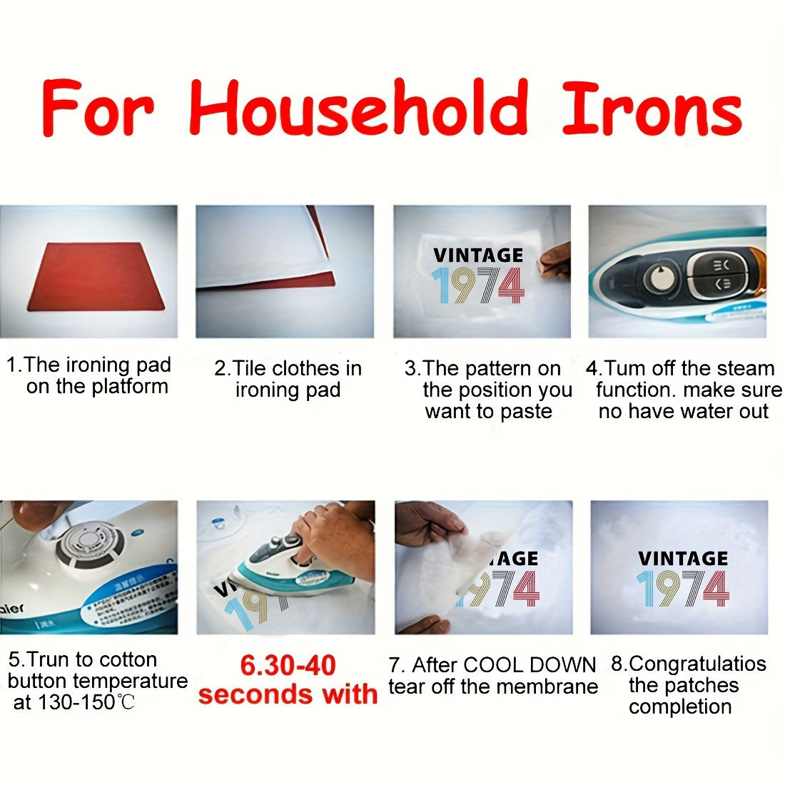 1pc   theme heat transfer vinyl durable polyester