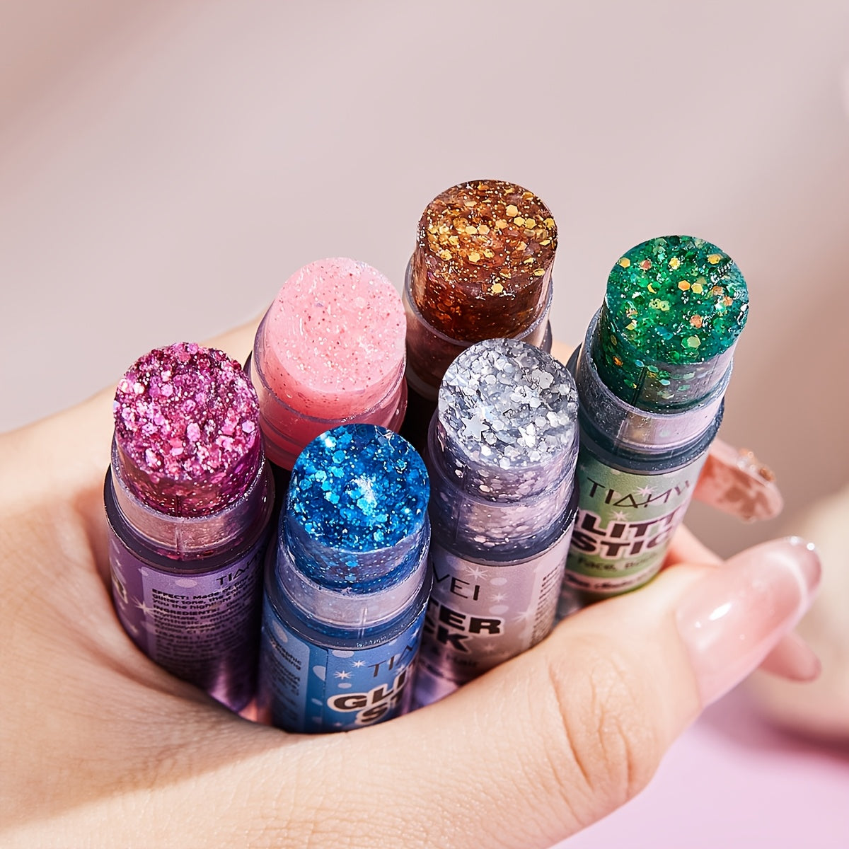 magic party glitter stick set 6pcs   long lasting