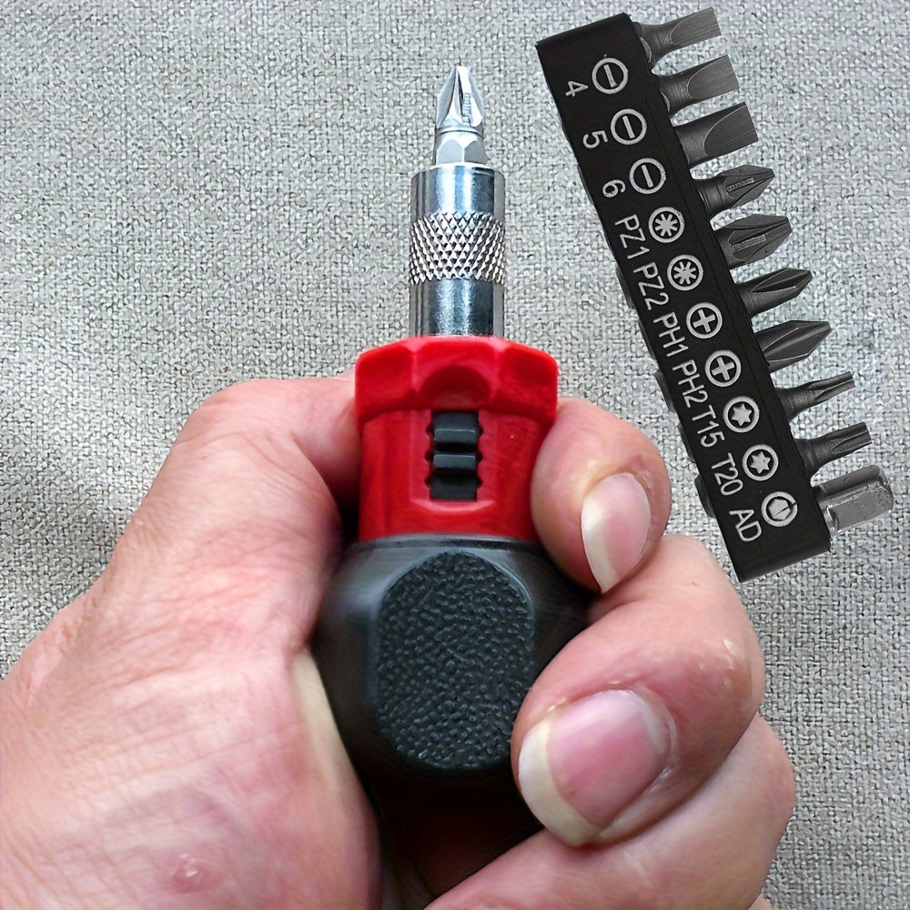 multifunctional ratchet screwdriver reversible quick labor