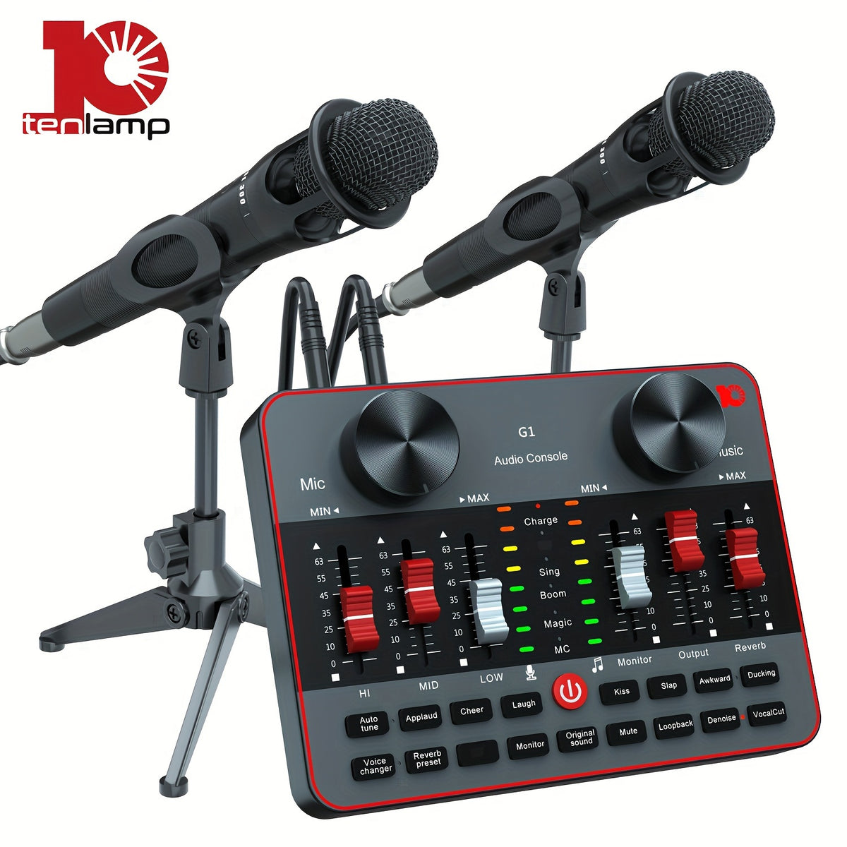 podcast equipment bundle in one audio interface dj mixer 2