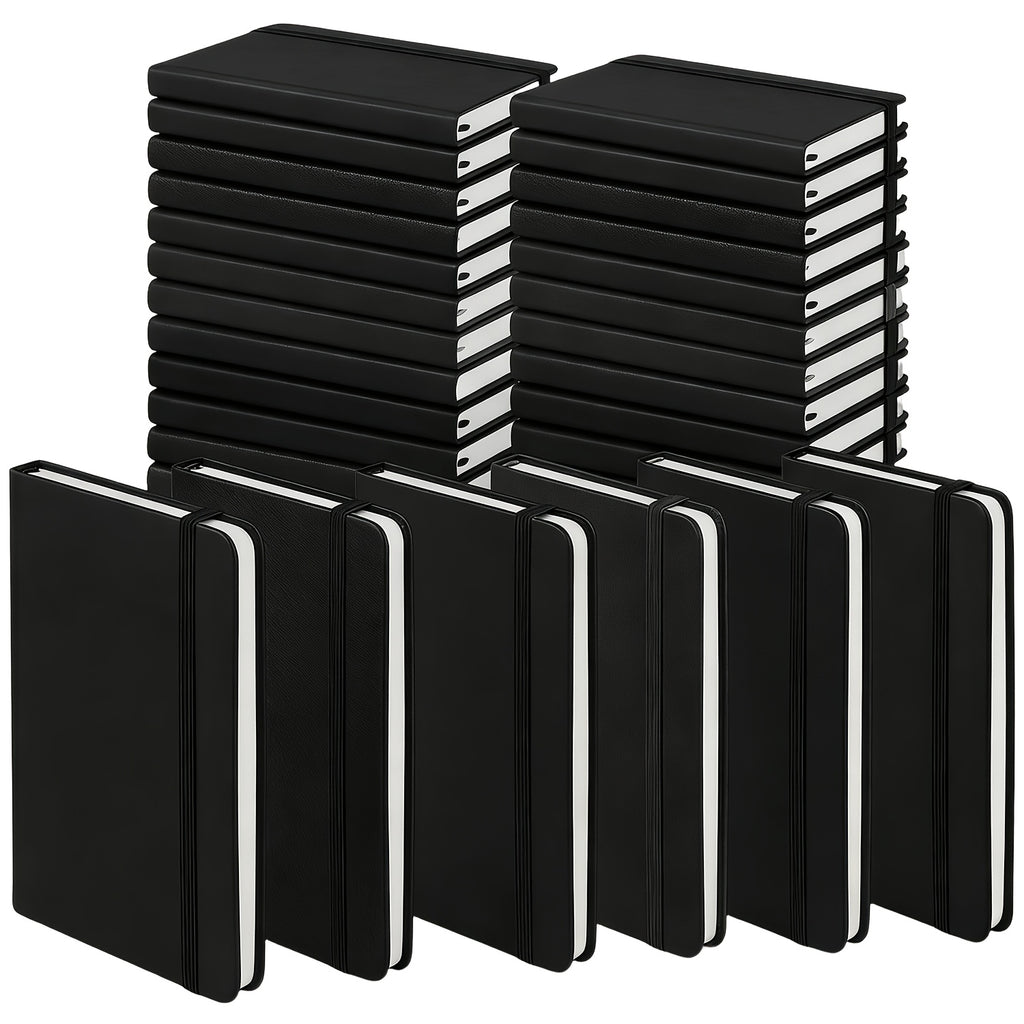 set  6 pu leather bound journals featuring 160 pages