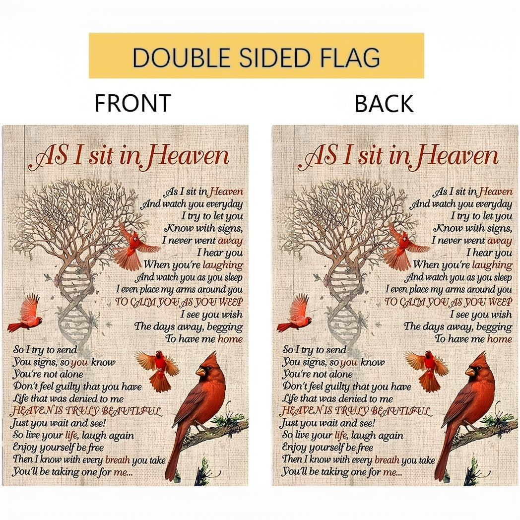 1pc memorial   garden flag rest in heaven a