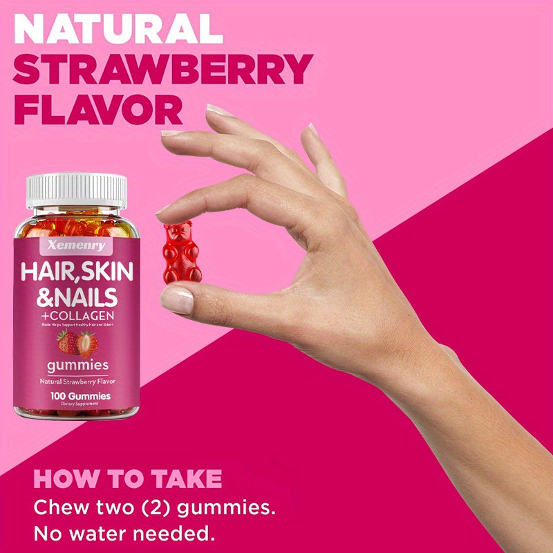 hair skin nails collagen   biotin vitamin c e