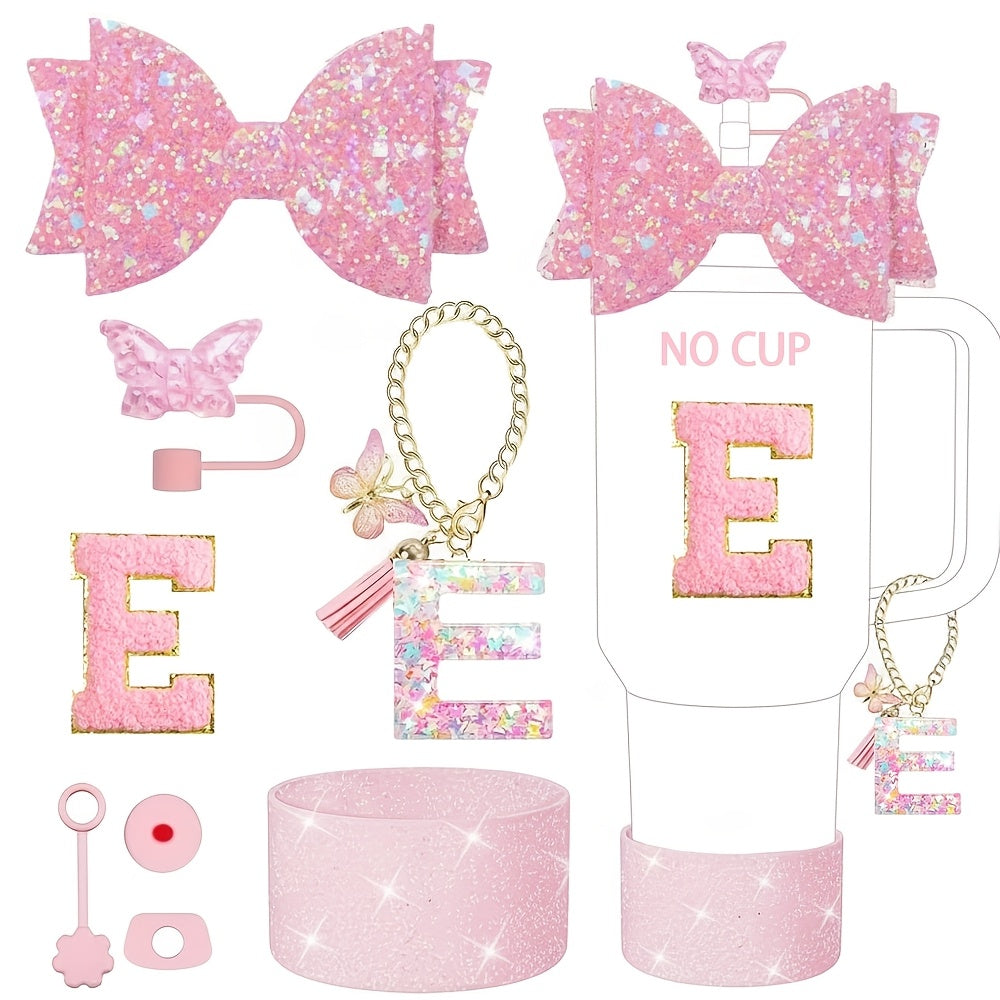 8pcs additions set 30oz 40oz tumbler cup including straw top