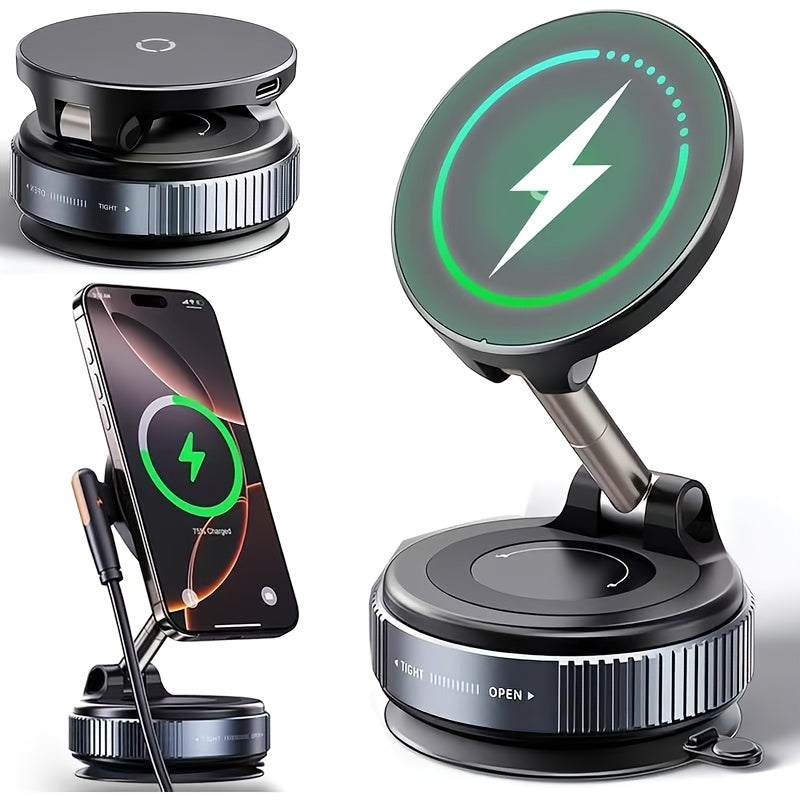 wireless car charger 15w magnetic fast charging car phone