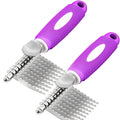dematting comb dogs cats pet grooming brush rounded