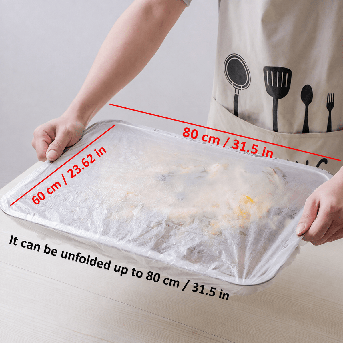 31 5  23 6 xxl extra large elastic food cover 30pcs