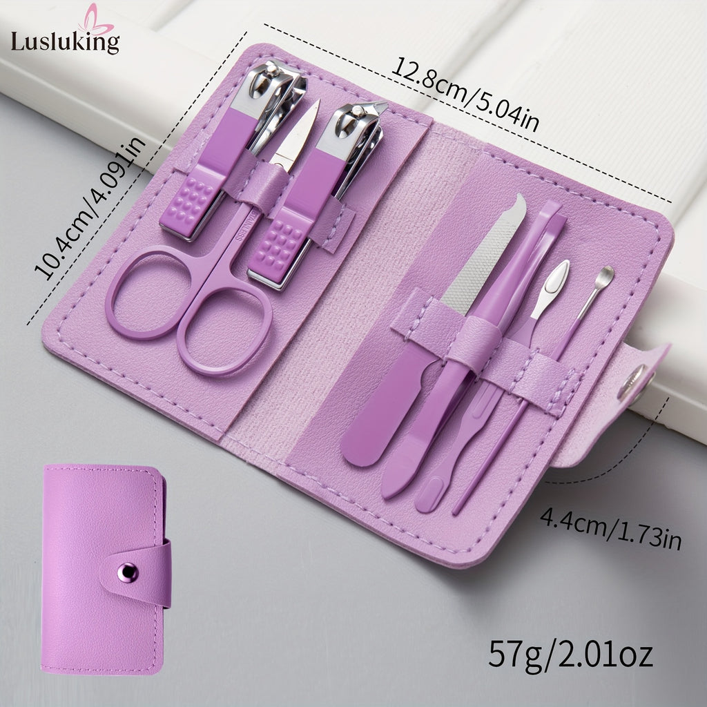7pcs high quality stainless steel nail clipper set manicure