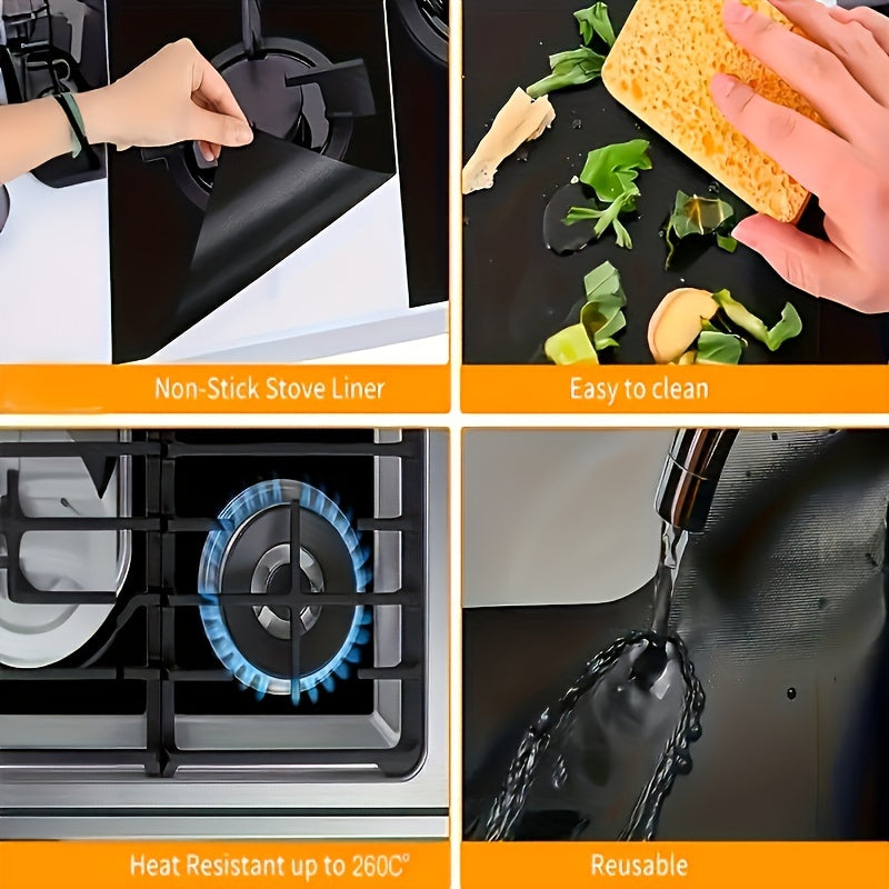 3pcs   gas stove mat gas stove protector lid gas stove