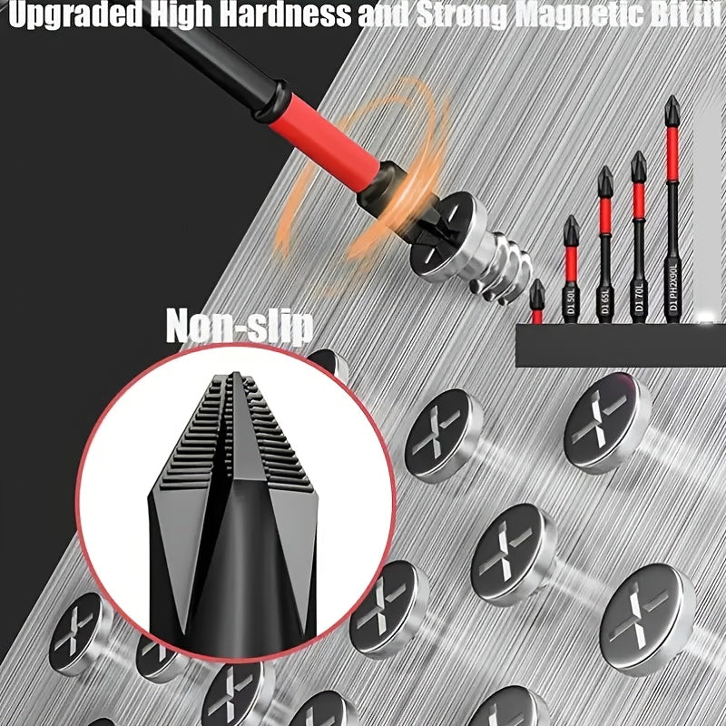 5pcs set magnetic anti slip drill bit set 5pcs suitable