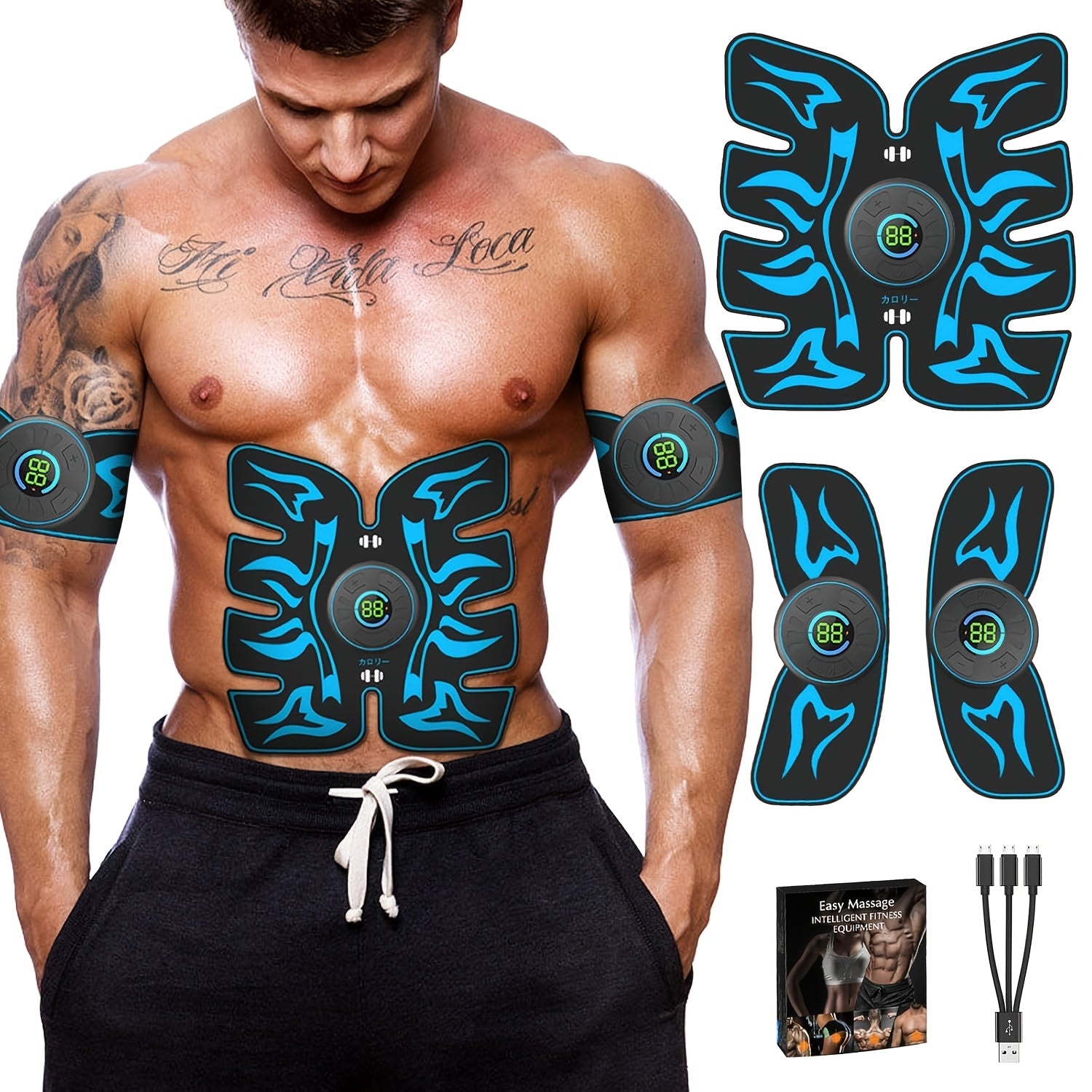 muscle stimulator abdominal muscle trainer ems abdominal