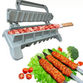 foldable kebab maker 1pc portable bbq skewer press grilling