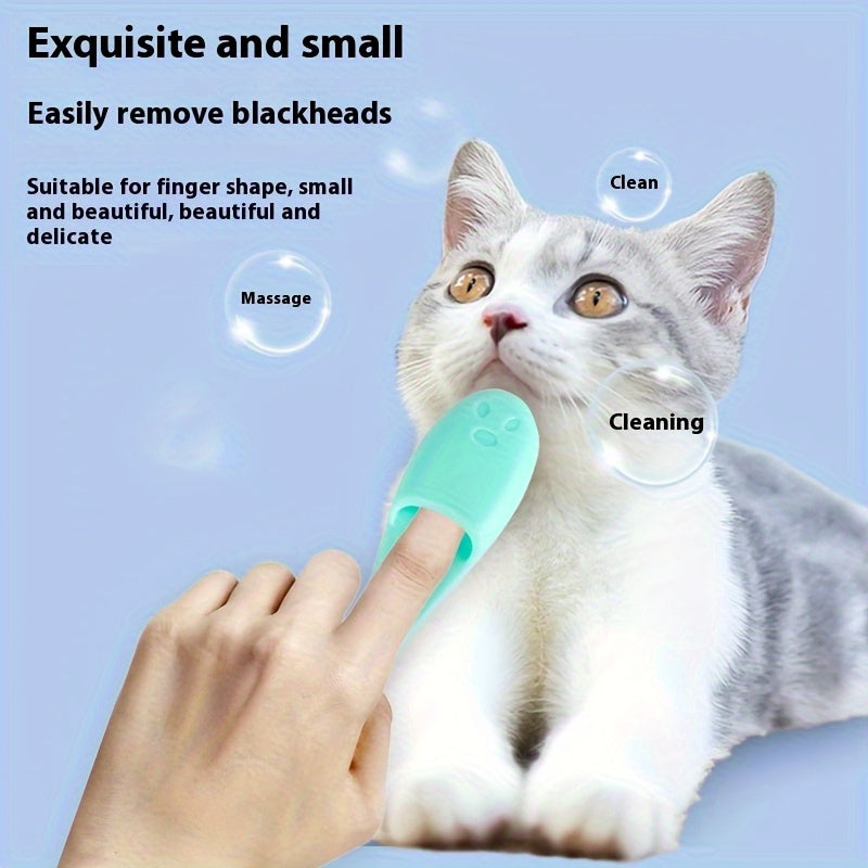 2pcs cat chin cleaning brush set cleaning brush universal