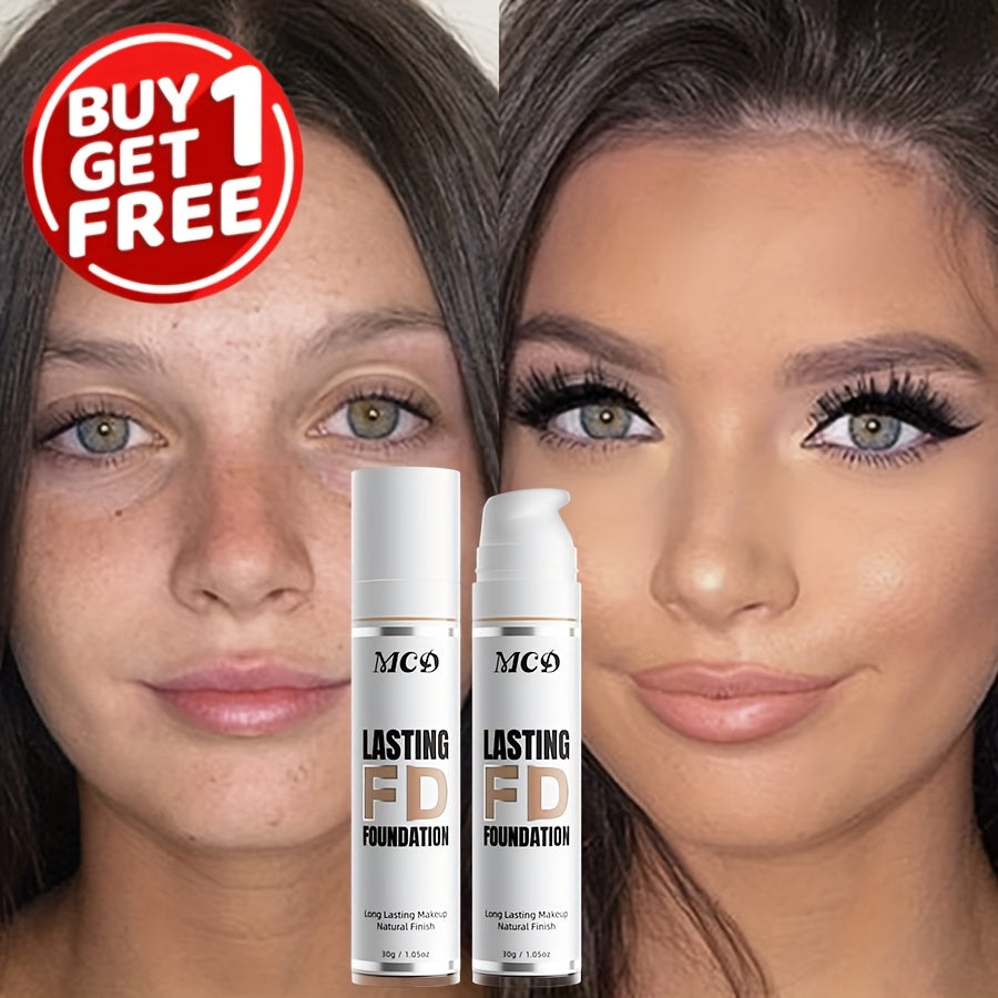 2pcs liquid foundation   coverage concealer