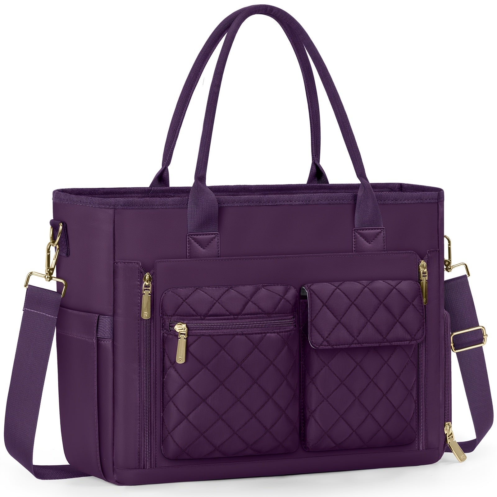teacher tote bag insulated lunch compartment 15 6