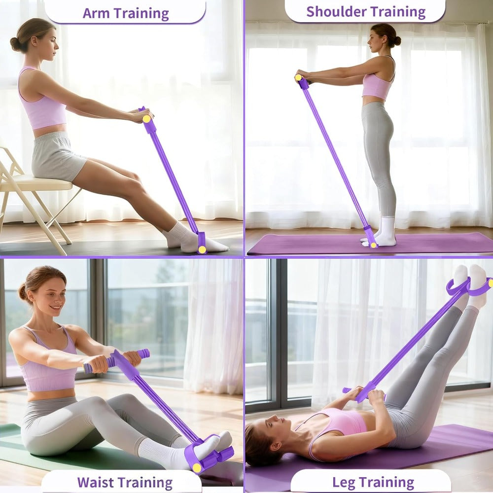 multifunction tension rope elastic yoga pedal puller