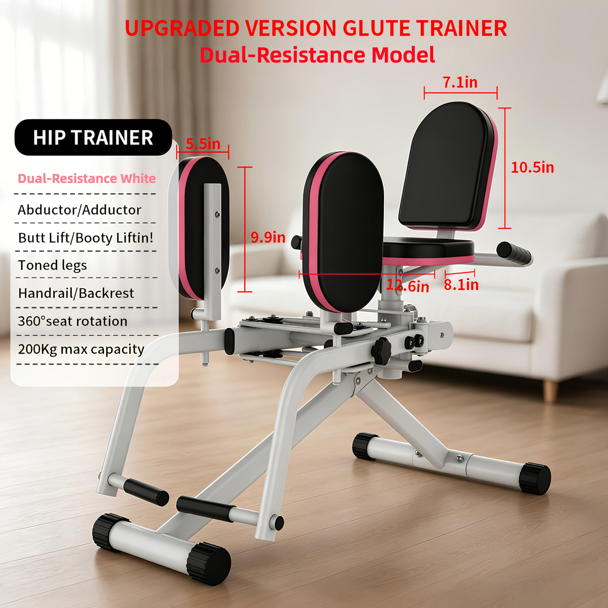 in 1 dual   band glute trainer hip