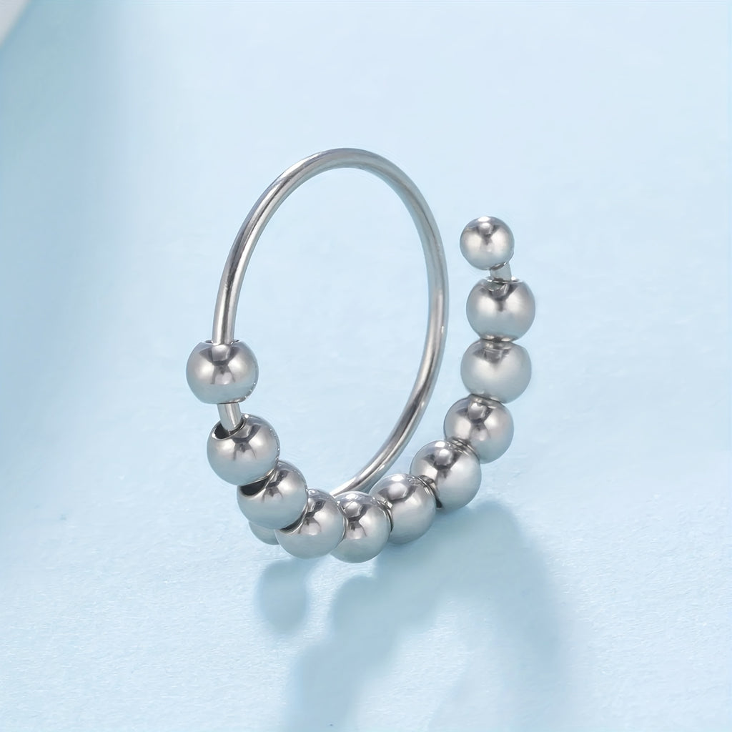 adjustable anxiety rings made stainless steel designed