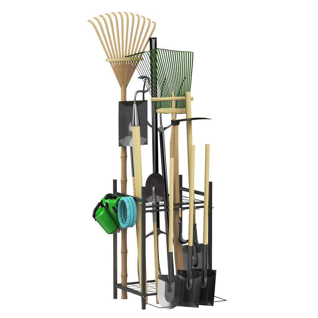 garden tool organizer garage utility storage racks hooks
