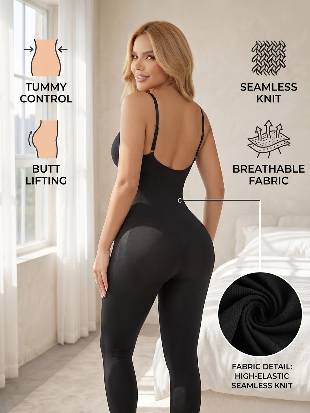 ladies   body shaping jumpsuit   body