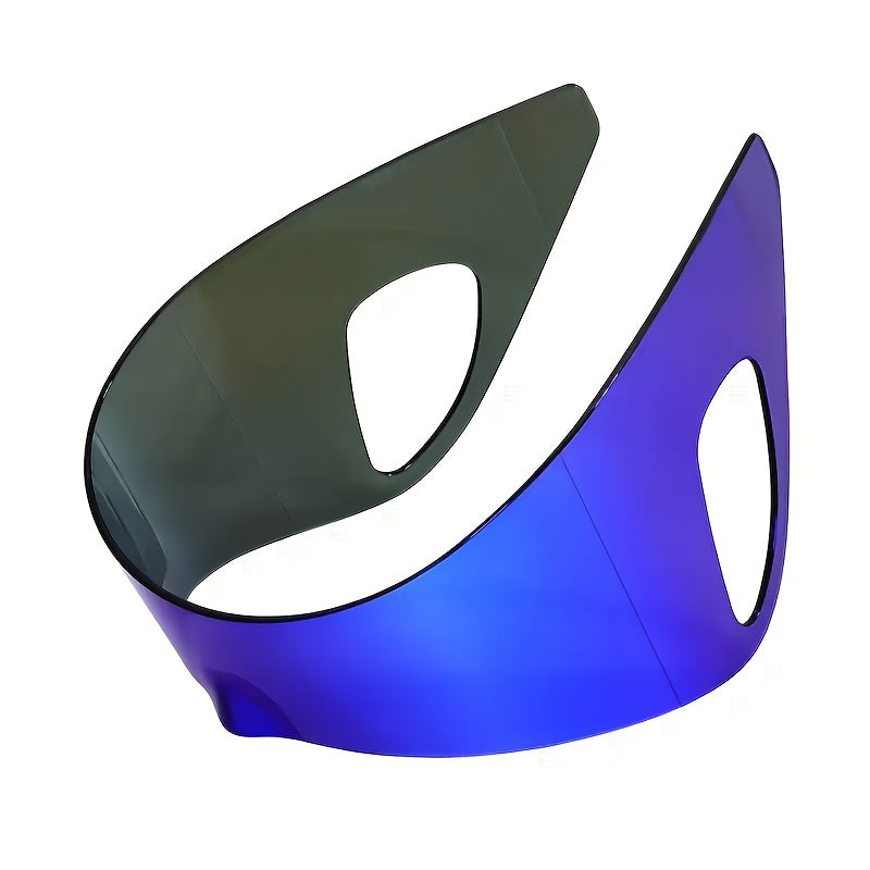 unisex oversized wrap around rimless   mask fashion