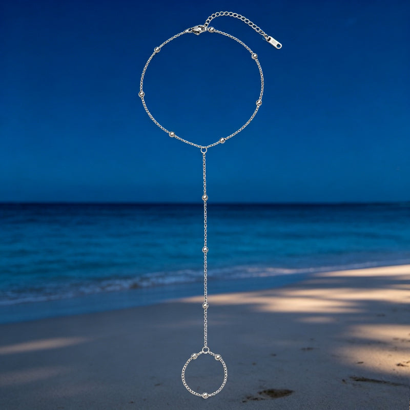 1pc 2pcs mens minimalist   chain anklet 304 stainless