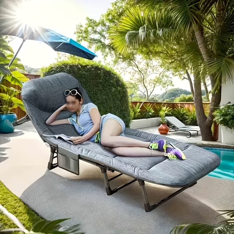 outdoor folding bed camping bed mattress portable folding