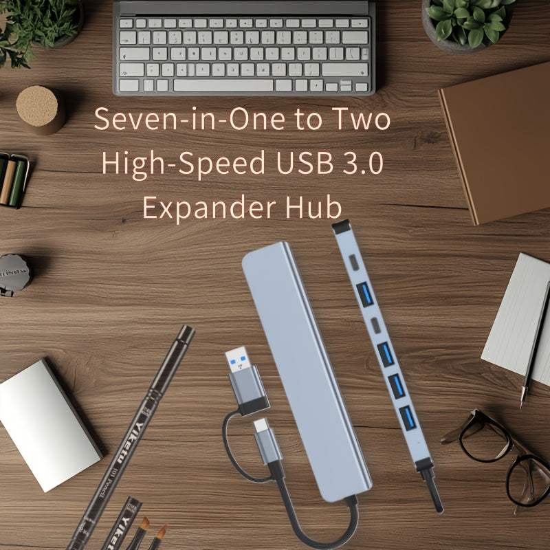 3 0 aluminum alloy   in   in one usb type c hub
