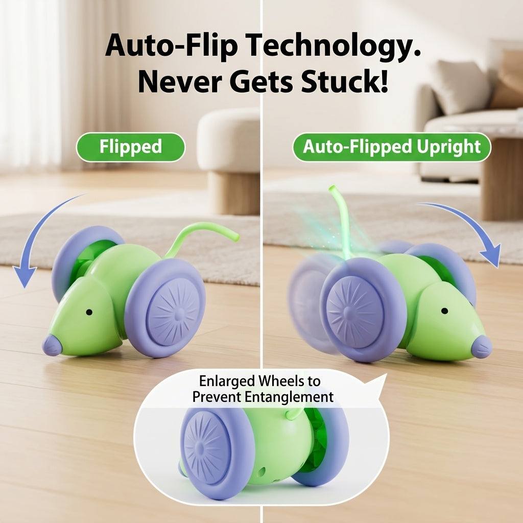 automatic smart mouse cat toy self entertaining   toy