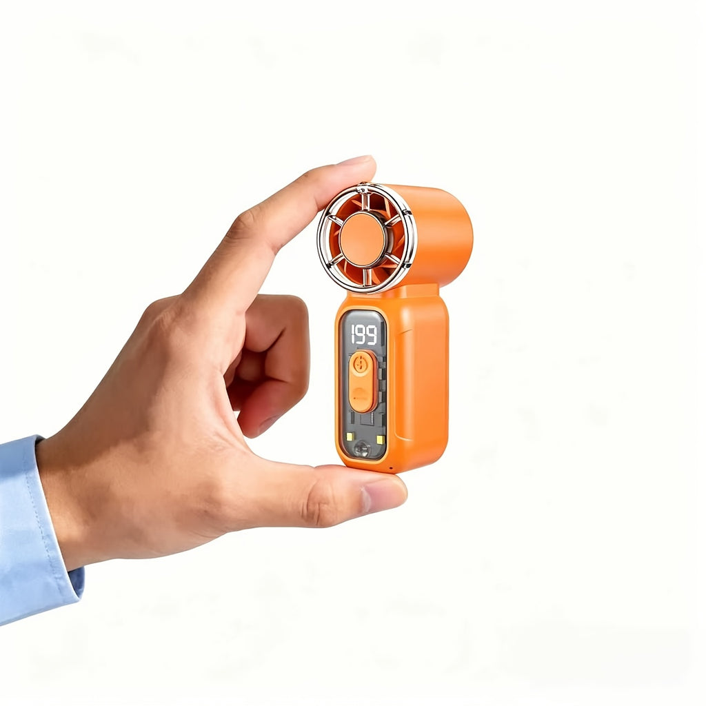 portable handheld mini fan usb rechargeable 199 level