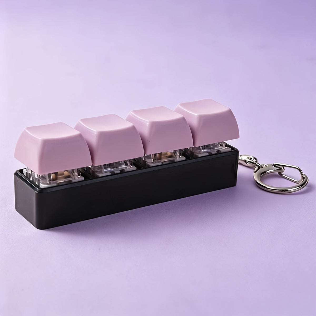 keychain multi color keychain   fidget clicker bag charm