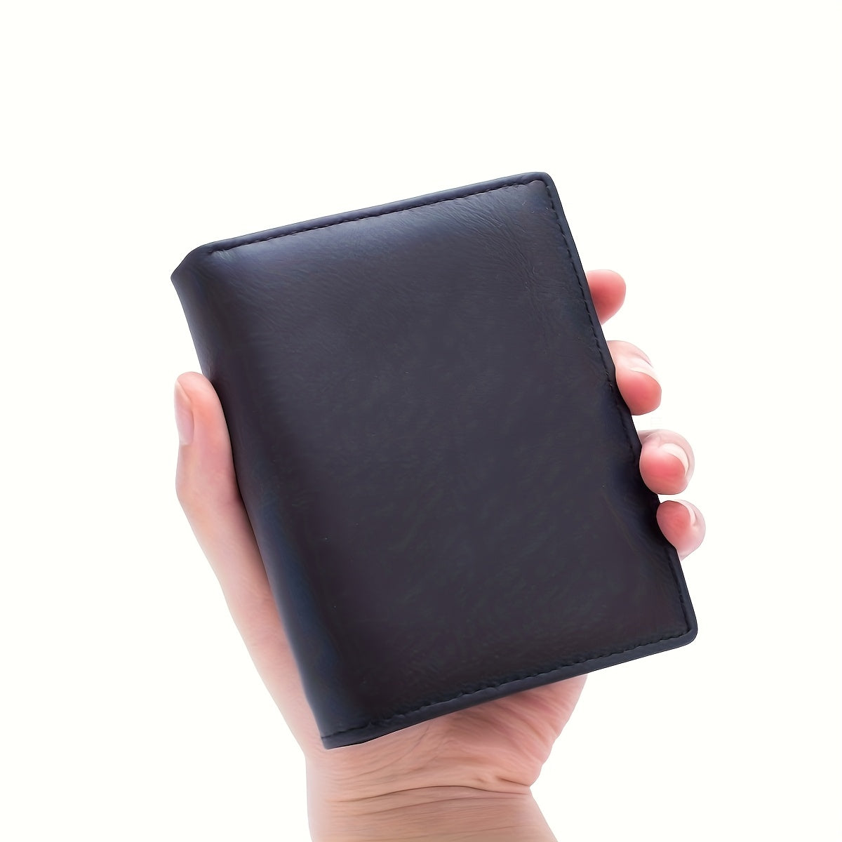 1pc genuine leather wallets men vintage thin vertical short