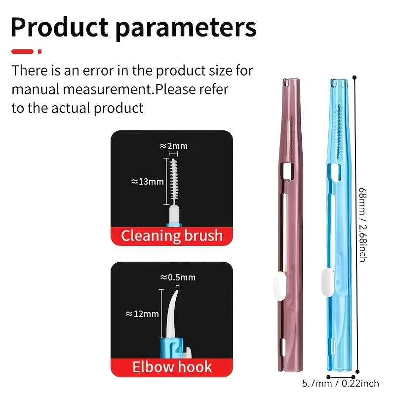 2pcs retractable phone earphone cleaning kit portable multi