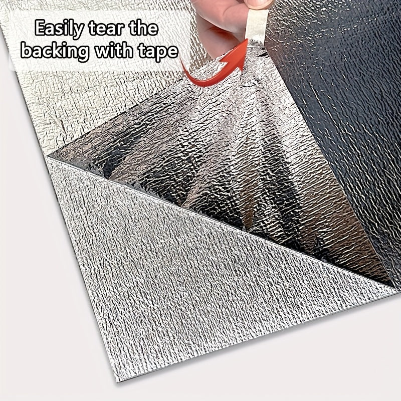 20 40 pack glossy marble floor stickers wall tiles self