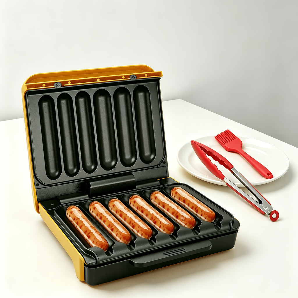 machine sausage grill nonstick plate oil